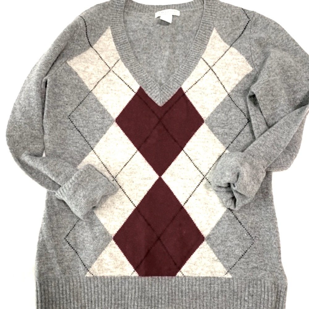 Tweeds Argyle cashmere sweater